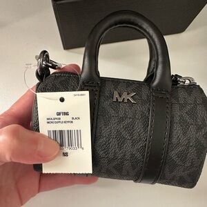 Michael Kors Micro Duffle Keychain Bag